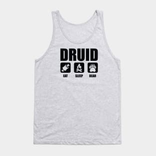 DRUID Eat Sleep Bear Tank Top